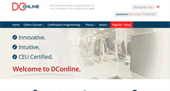 Desktop Screenshot of dconline.org